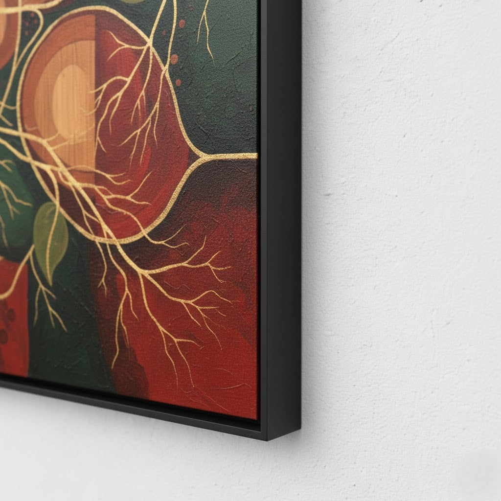 Tyche No.4 Kadim Denge Yağlı Boya Tablo 80 cm x 80 cm