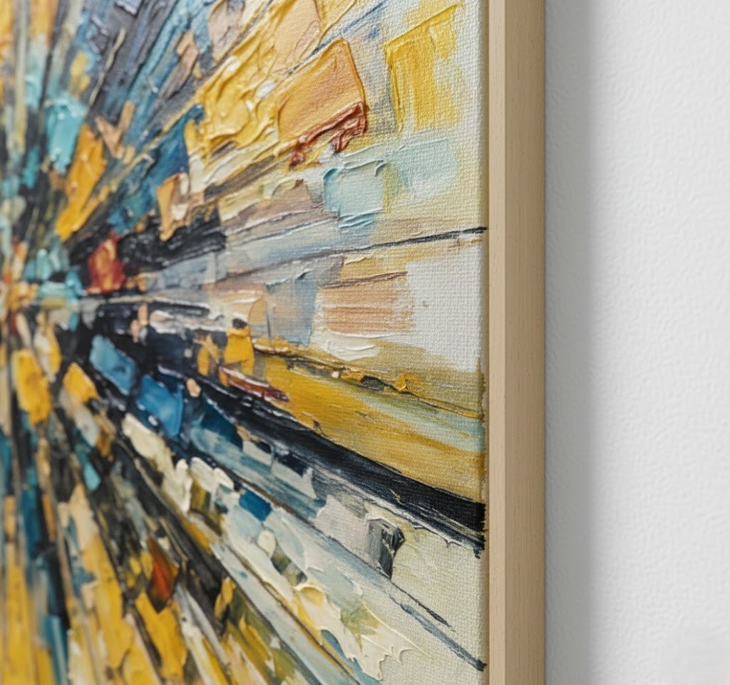 Tyche No.7 Bing Bang Yağlı Boya 70 cm x 100 cm