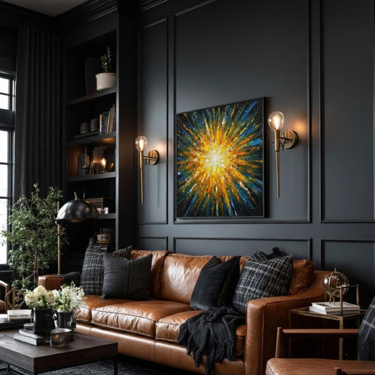 Tyche No.8 Ruhun İlk Işığı Yağlı Boya Tablo 70 cm x 100 cm