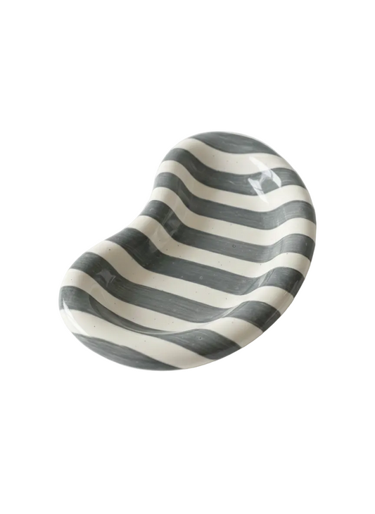 Tyche Lines Beton Dekoratif Kayık Tabak