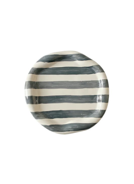 Tyche Lines Beton Dekoratif Oval Tabak