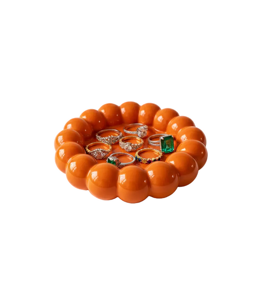 Takı ve Dekor Tabağı Turuncu 10 cm