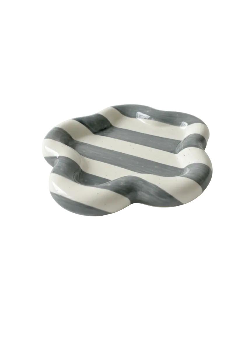 Tyche Lines Beton Dekoratif Yıldız Tabak