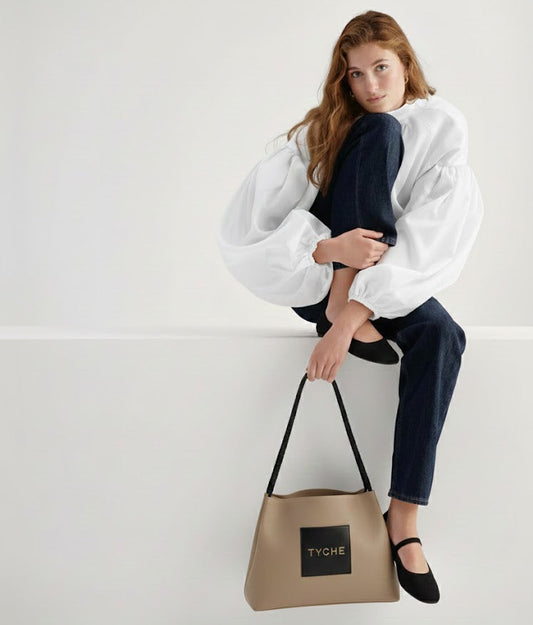 Gaia Kanvas Çanta Krem