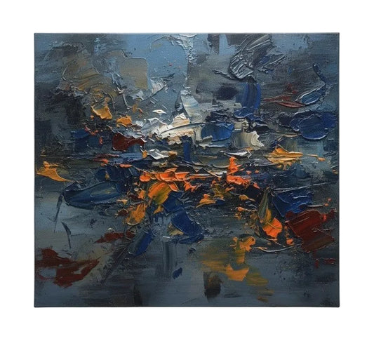 Tyche No.1 The Unbroken Fire Yağlı Boya Tablo 80 cm x 80 cm