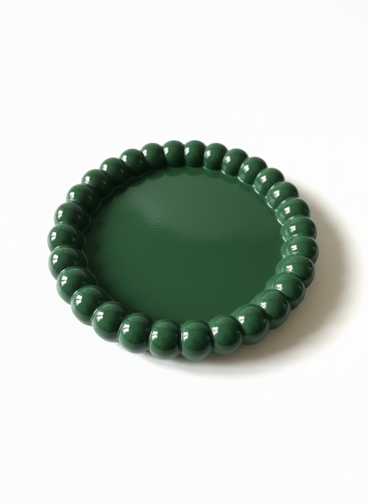 Takı ve Dekor Tabağı Mercan Yeşili 10 cm