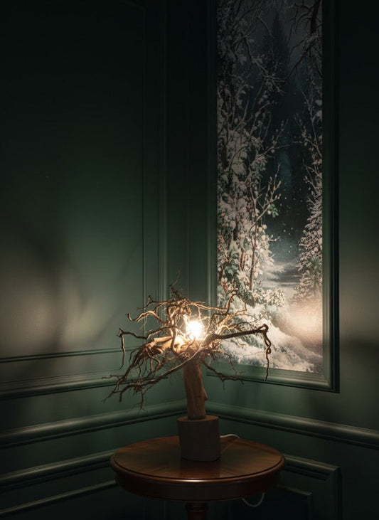 Metos Ham Mandalina Kökü Söğüt Zemin Lamba