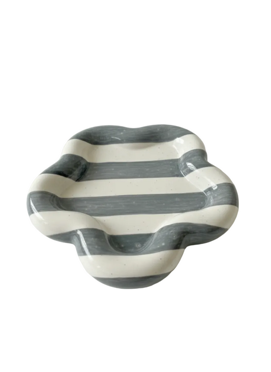 Tyche Lines Beton Dekoratif Yıldız Tabak