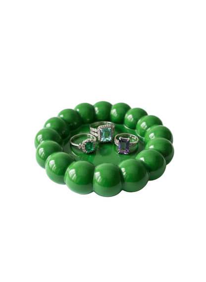 Takı ve Dekor Tabağı Yeşil 10 cm