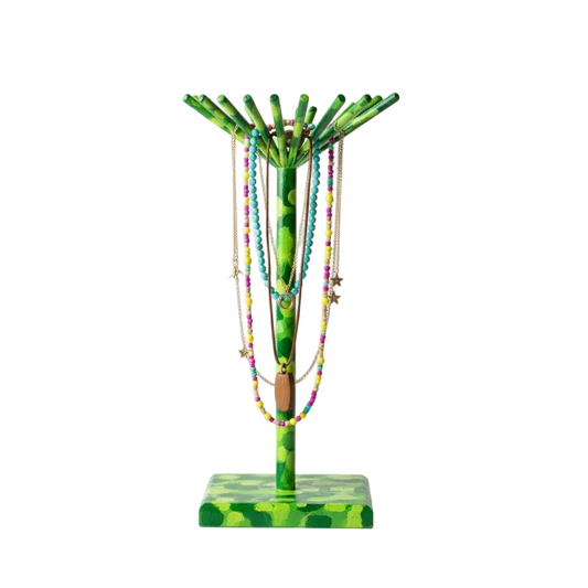 Dekoratif Kolye Askısı Yeşil