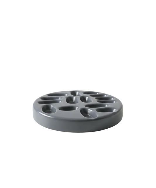 El Yapımı Modern Yüzük Tabağı Beton Gri