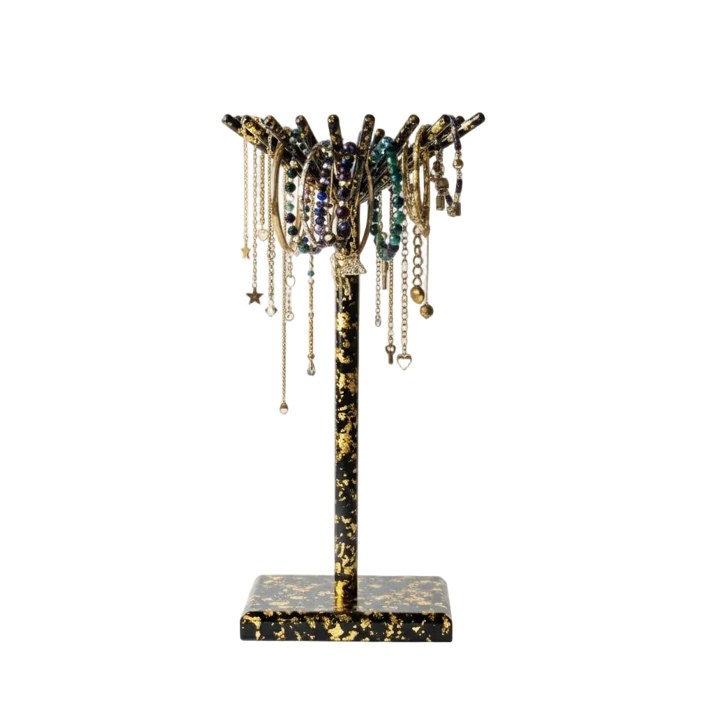 Dekoratif Kolye Askısı Siyah