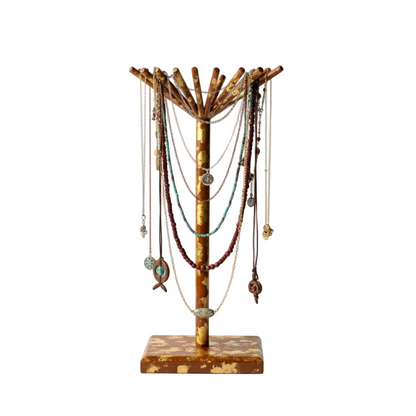 Dekoratif Kolye Askısı Kahverengi