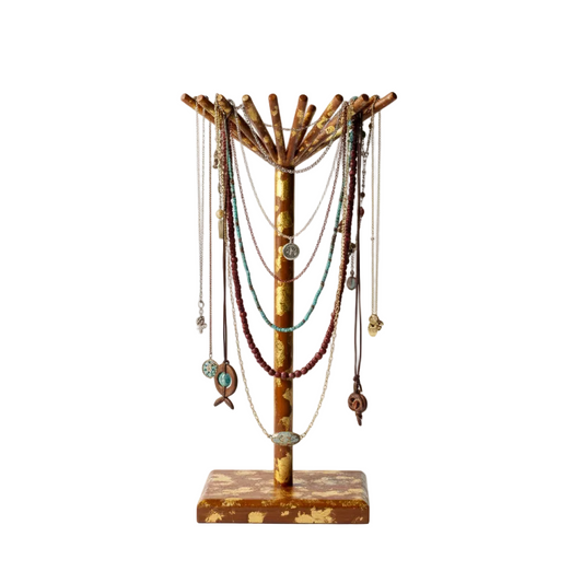 Dekoratif Kolye Askısı Kahverengi