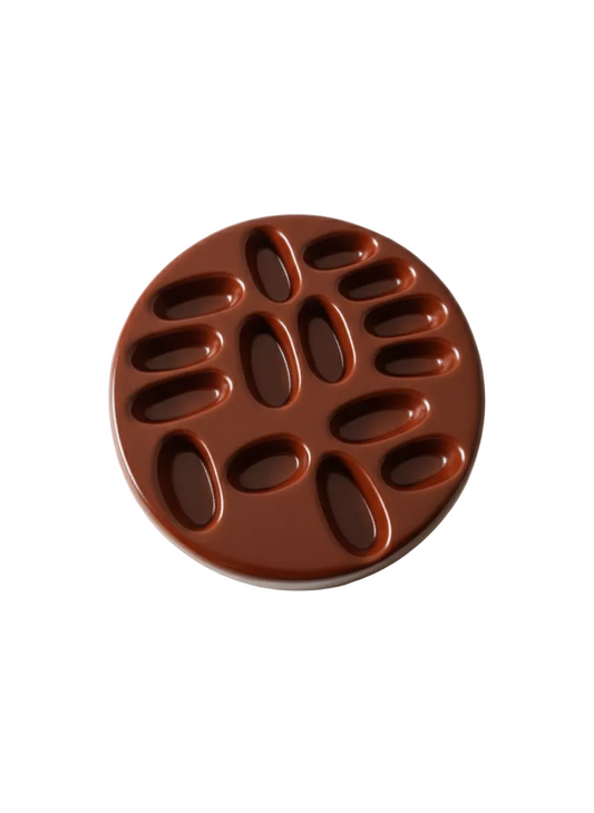 El Yapımı Modern Yüzük Tabağı Beton Bordo